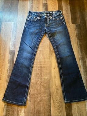 Miss Me Dark Blue Flare Jeans